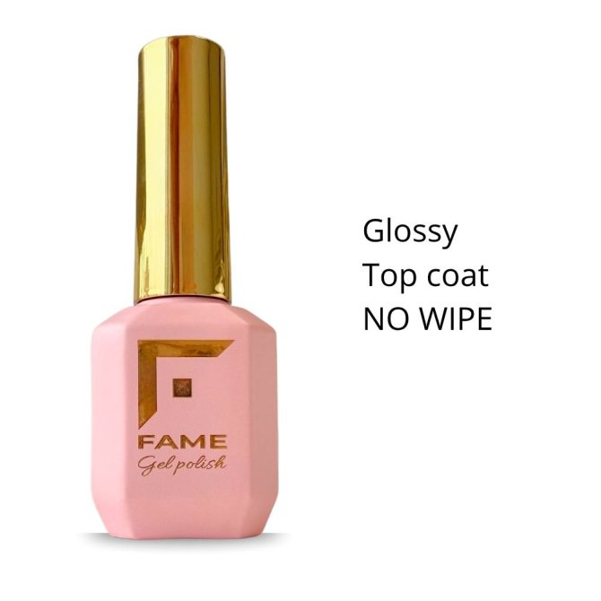 Glossy NO WIPE Top Coat - 10 ml