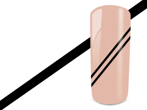 Samoljepljive trakice za nail art, crne