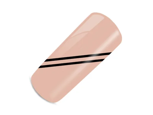 Samoljepljive trakice za nail art, crne – prikaz 2