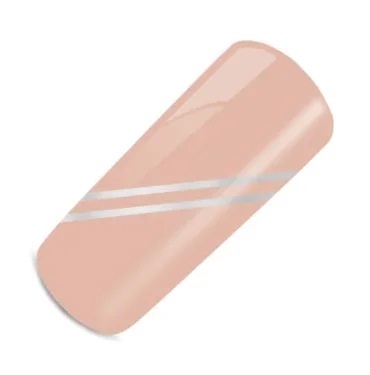 Samoljepljive trakice za nail art, srebrne – prikaz 2
