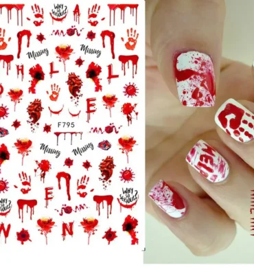 Naljepnice za nokte Halloween A3