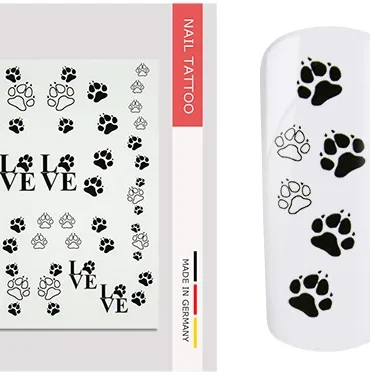 Naljepnice za nokte Paws, vodene