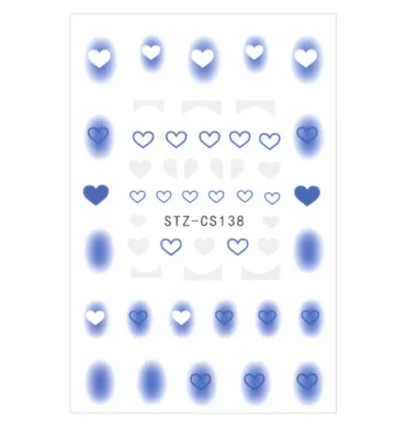 Samoljepljive naljepnice za nokte In Love Blue