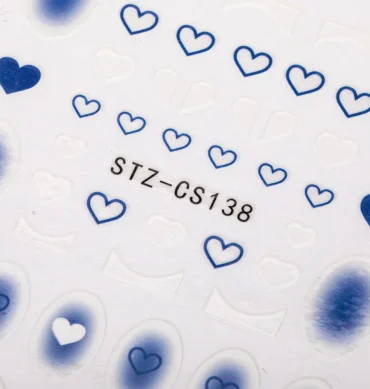 Samoljepljive naljepnice za nokte In Love Blue – prikaz 2