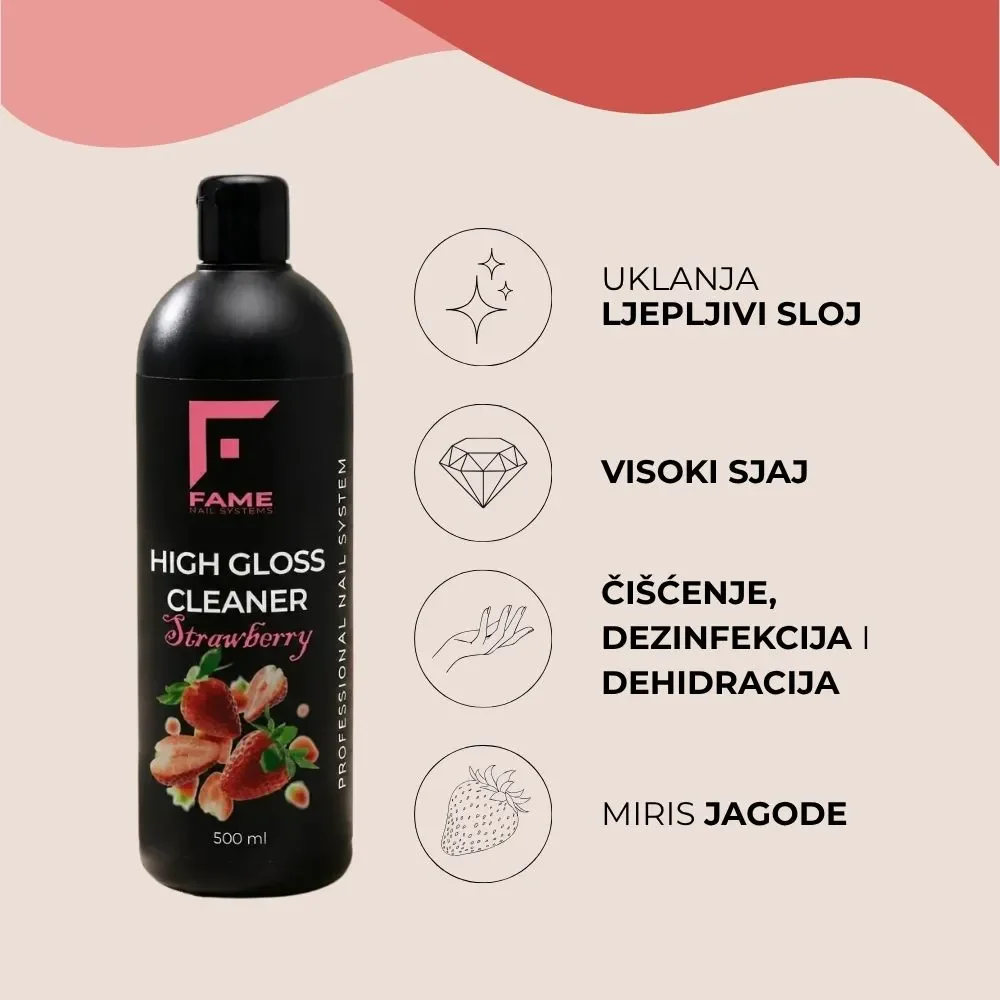 Cleaner - jagoda 500 ml - High Gloss – prikaz 4