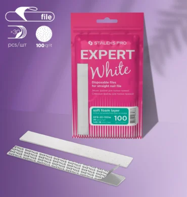 Jednokratni abrazivni nastavci za metalne ravne rašpice 100 grit - STALEKS EXPERT 20, (30kom)