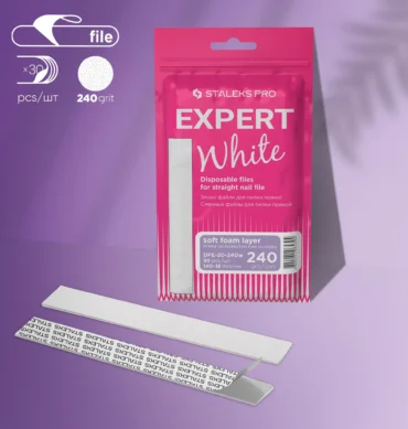 Jednokratni abrazivni nastavci za metalne ravne rašpice 240 grit - STALEKS EXPERT 20, (30kom)