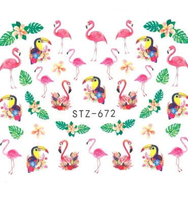 Vodene naljepnice Flamingos