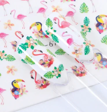 Vodene naljepnice Flamingos – prikaz 2