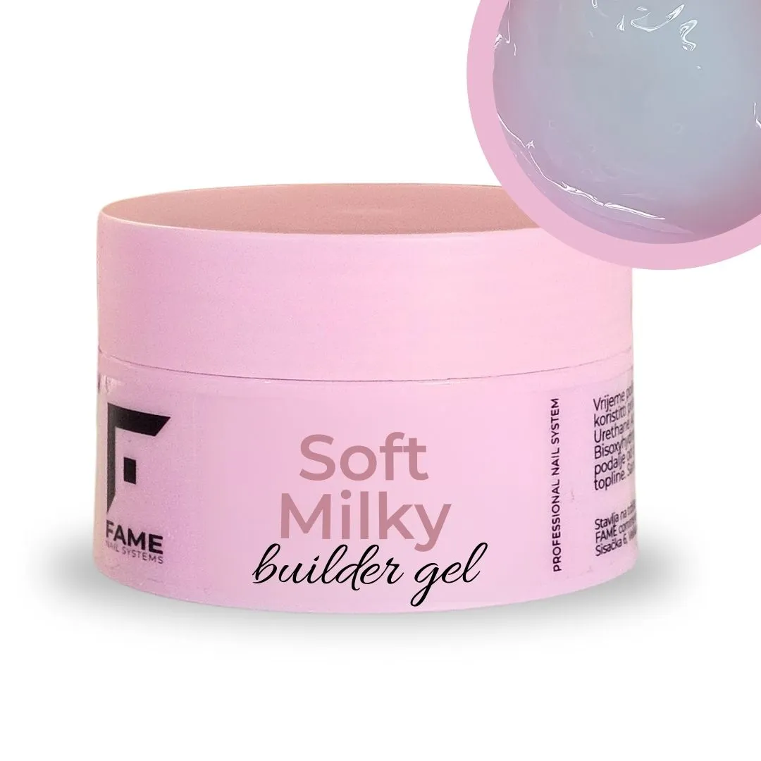 Soft milky - cover builder gel