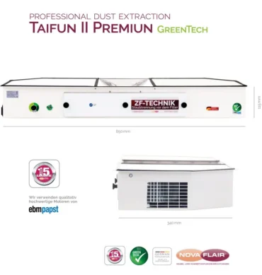 Taifun II premium ugradbeni usisavač prašine – prikaz 2