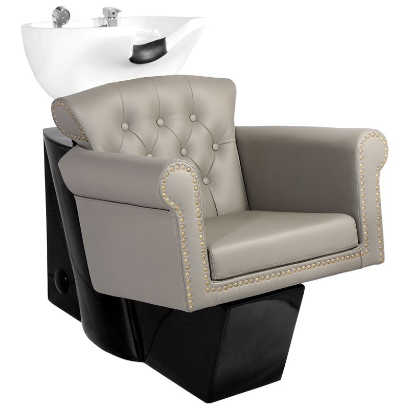 Frizerska stolica za pranje kose s umivaonikom Berlin Grey