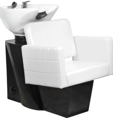 Frizerska stolica za pranje kose s umivaonikom Ankara White