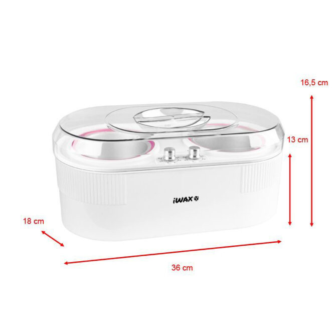 Grijač voska 2 u 1 limenka 400 ml + 800 ml - 350 w - Slika 4