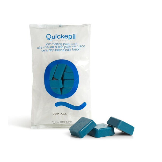 Vosak za depilaciju tvrdi Quickepil Azul, 1 kg