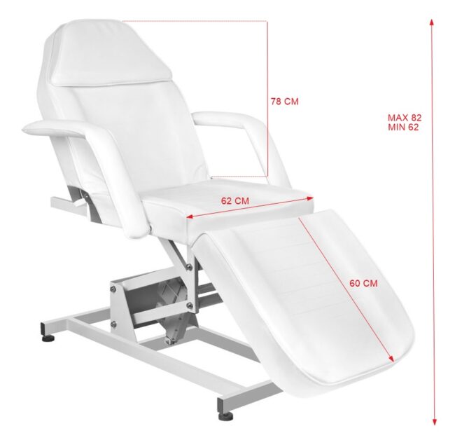 Električna kozmetička stolica Relax White - Slika 6