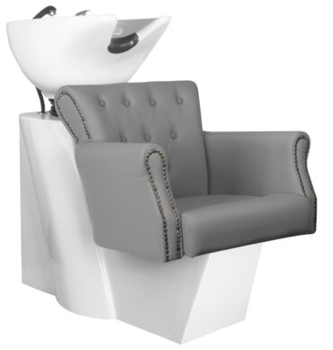 Frizerska stolica za pranje kose s umivaonikom Zara Grey