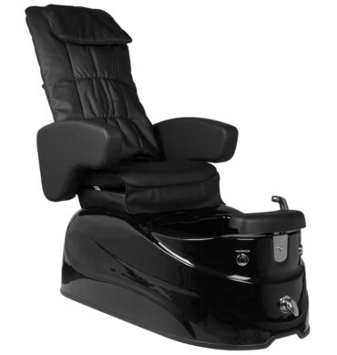 Kozmetička stolica za pedikuru s pumpom Black