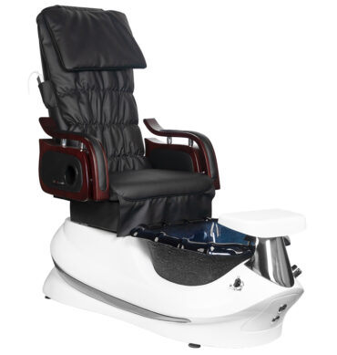 Kozmetička stolica za pedikuru s pumpom Mondy Black 'n' White