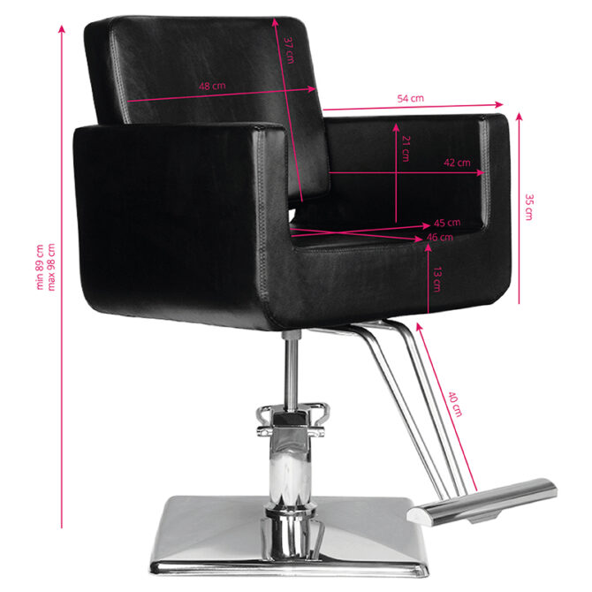 Frizerska stolica Seat Black