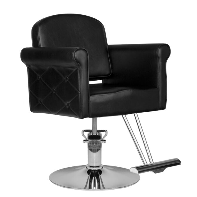 Frizerska stolica Oval Diamond Black