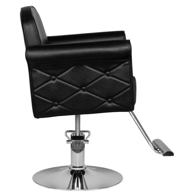Frizerska stolica Oval Diamond Black - Slika 2
