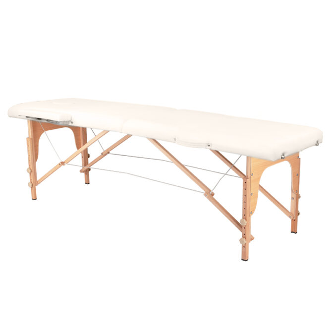 Sklopivi masažni stol Wood Beige