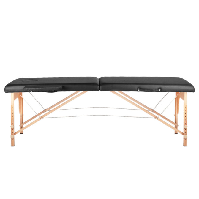 Sklopivi masažni stol Wood Black - Slika 2