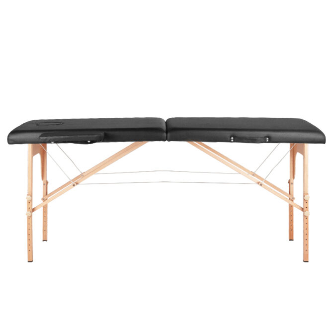 Sklopivi masažni stol Wood Black - Slika 4