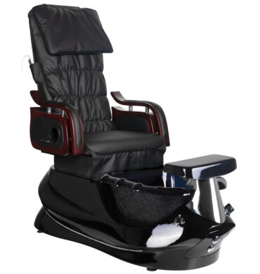 Kozmetička stolica za pedikuru s pumpom Mondy Black