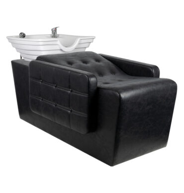 Frizerska stolica za pranje kose s umivaonikom Lift Black