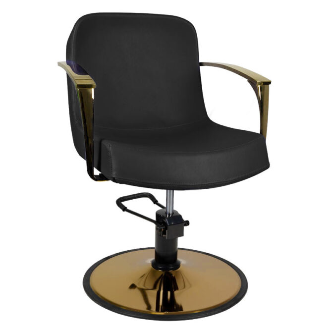 Frizerska stolica Bologna Gold Black