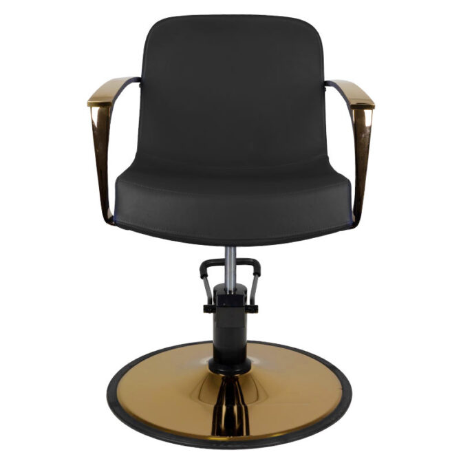 Frizerska stolica Bologna Gold Black - Slika 4