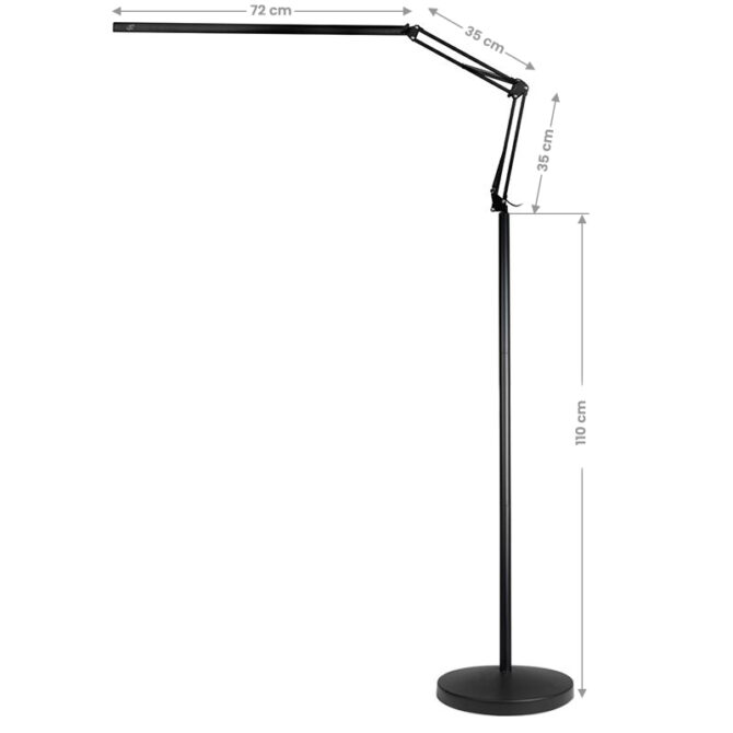 LED Radna lampa All4light, crna - Slika 2