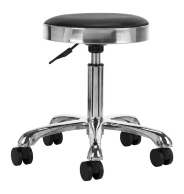 Kozmetička stolica Black-Silver