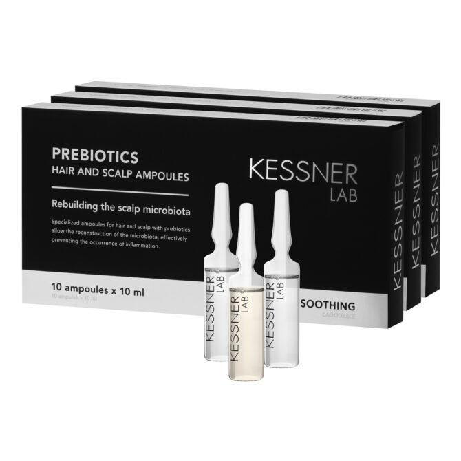 Set Kessner Lab ampula: Hydrating, Probiotic, Kofein