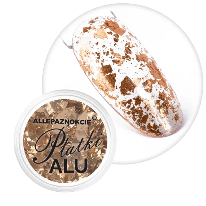 Metalik Alu flakes 3 - Slika 3