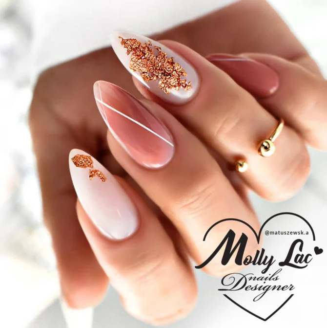 Dvostrana kromirana folija za nail art - Silver - Slika 5