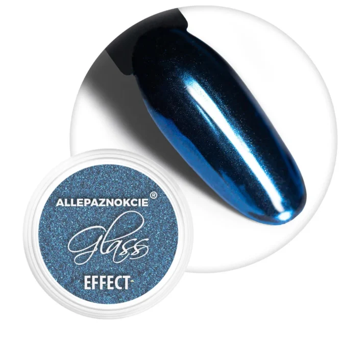 Mirror Glass Effect Blue br.8