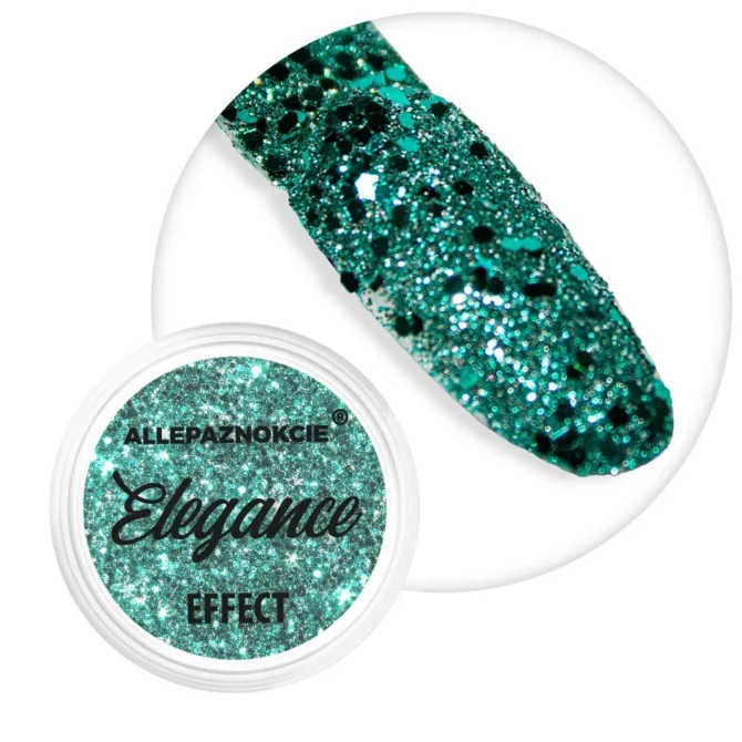 Glitter prah Elegance Green