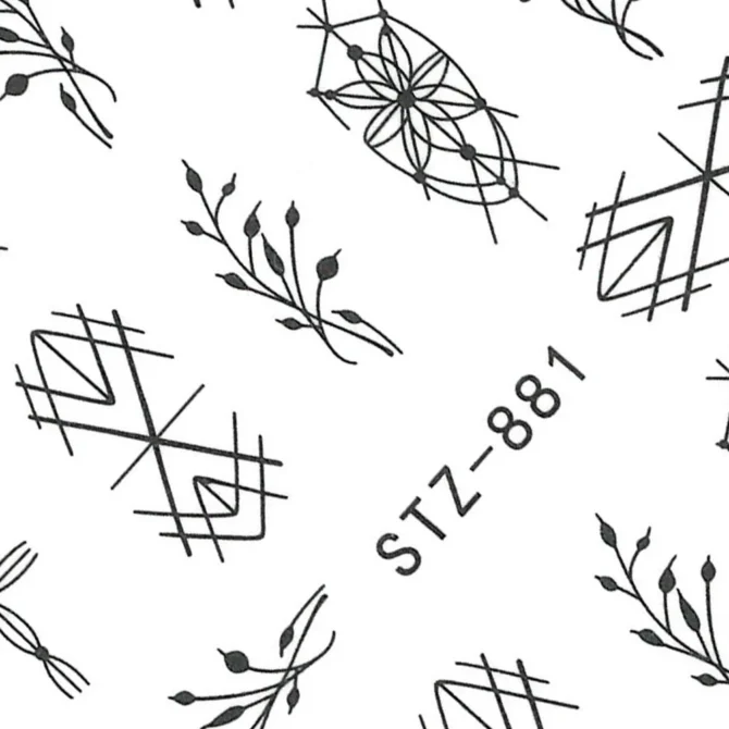 Vodene naljepnice za nokte Design - Slika 2