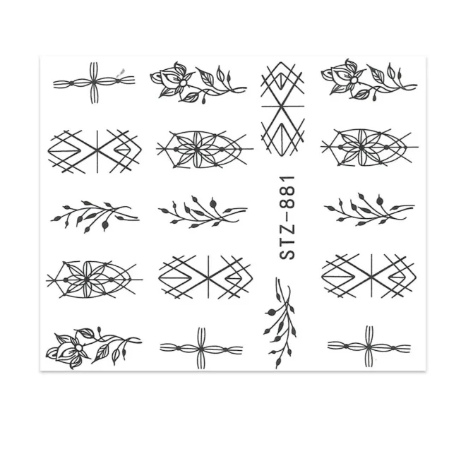 Vodene naljepnice za nokte Design