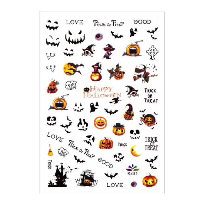 Samoljepljive naljepnice Halloween Pumpkin