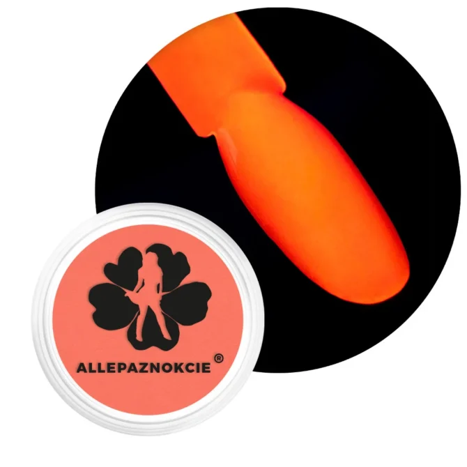 Neon UV pigment  - orange - Slika 3