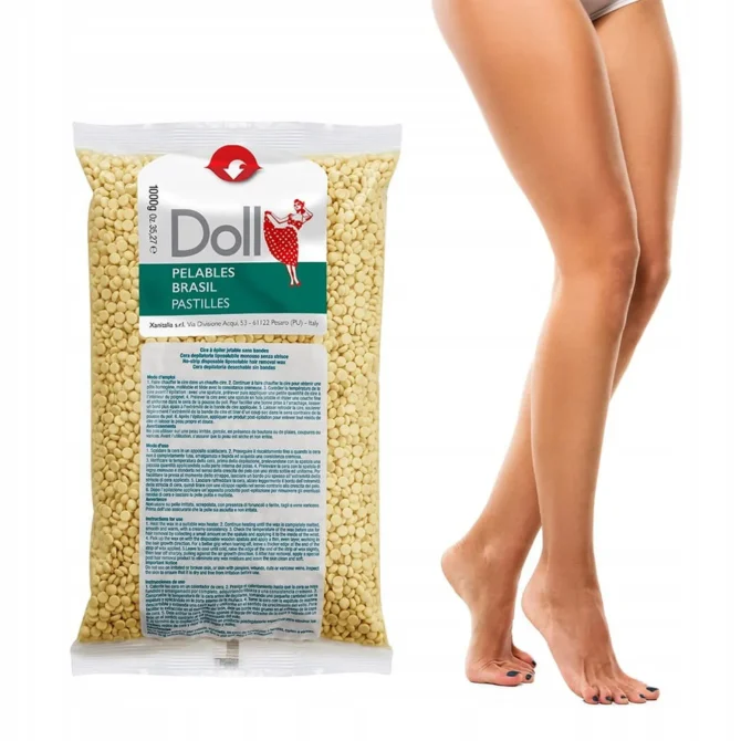 Vosak za brazilsku depilaciju bez traka Doll Argan - 1 kg - Slika 2