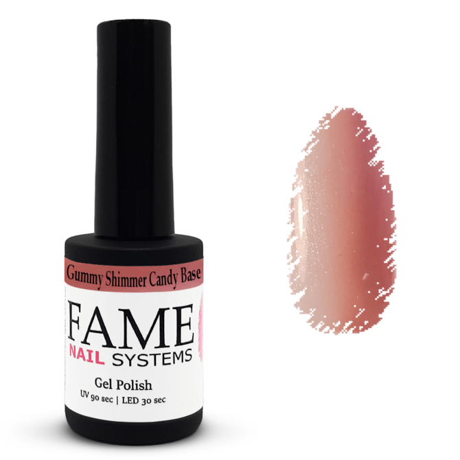 Rubber base Shimmer Candy: 15 ml - Slika 4