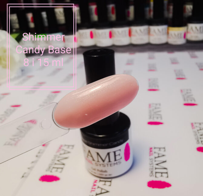 Rubber base Shimmer Candy: 15 ml - Slika 2