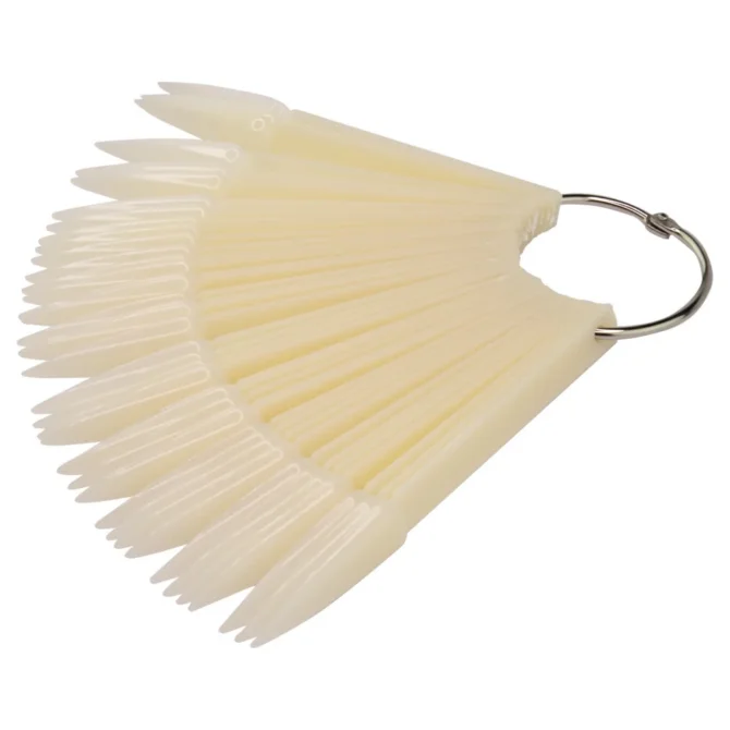 Display Stiletto tipse, 40 kom - milky - Slika 2