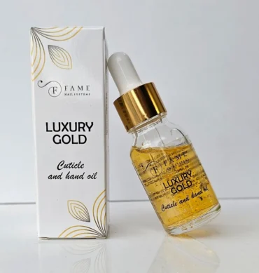 Luxury gold cuticle and hand oil