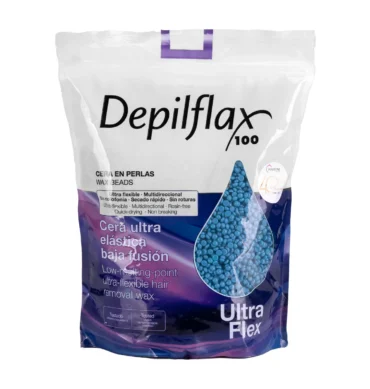 Fleksibilni vosak za depilaciju s niskim talištem Depilflax 100 - Blue Ultra Flex 1 kg